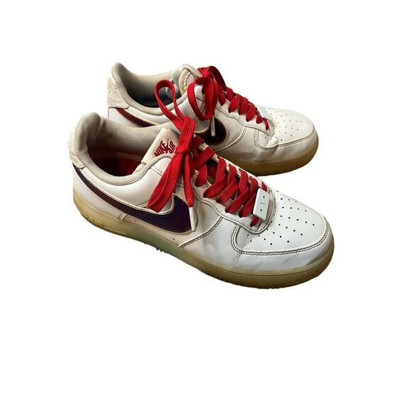 Nike Air Force One Low De Lo Milo Red Blue Sneakers Sz 7.5 main image 12